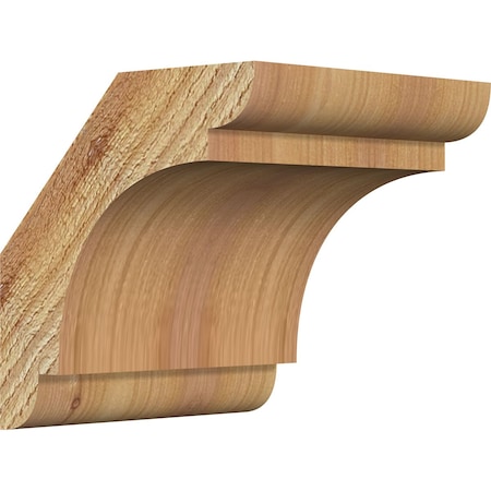 Ekena Millwork 6"W x 6"D x 6"H Olympic Rough Sawn Knee Brace, Western Red Cedar BRC06X06X06OLY00RWR